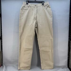Woolrich John Rich and Bros Pants Women's 16 Khaki High Rise Straight Leg VTG
